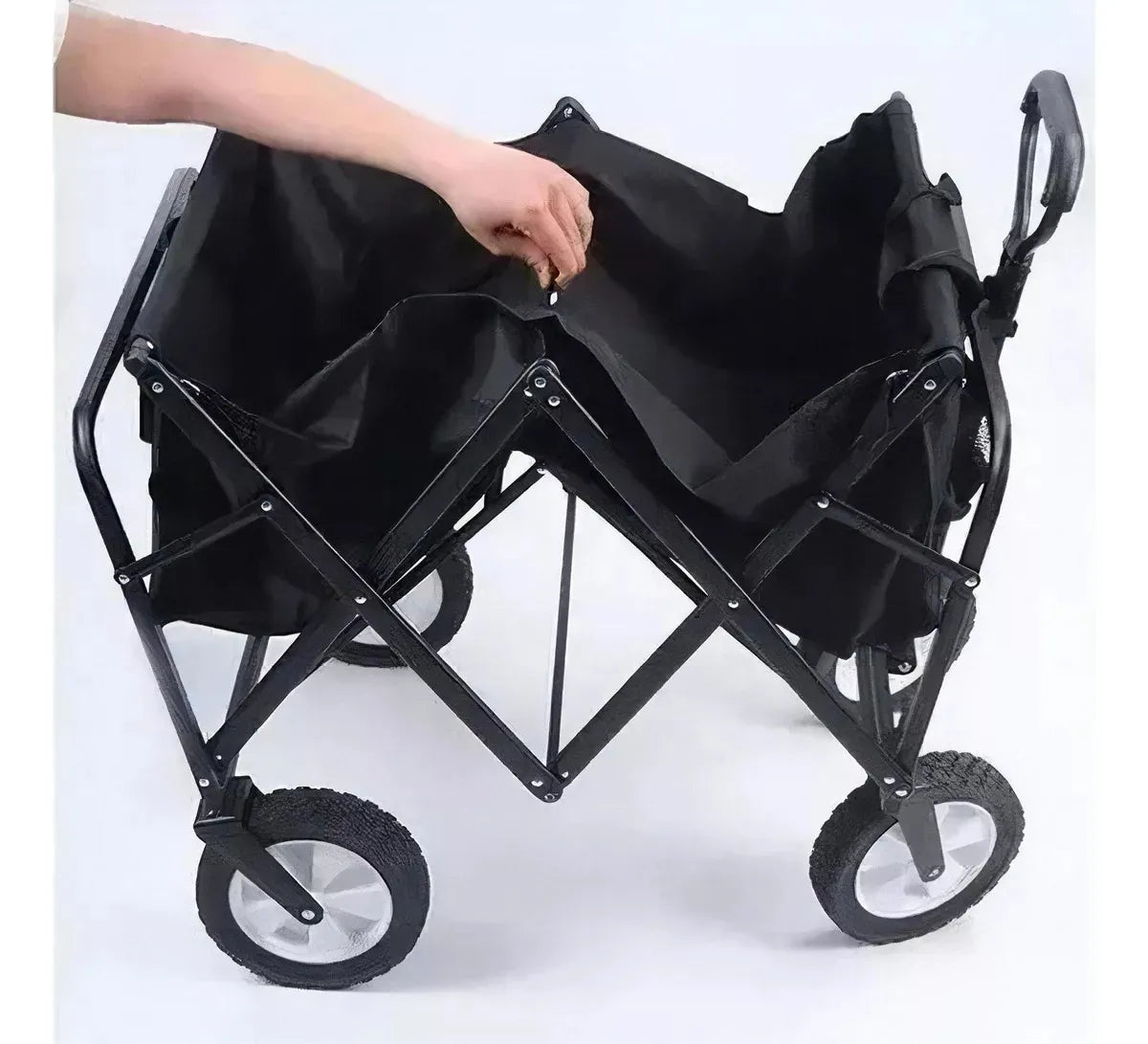 🛒 Carro Plegable Multiuso con Ruedas Todo Terreno | 100 kg de Capacidad