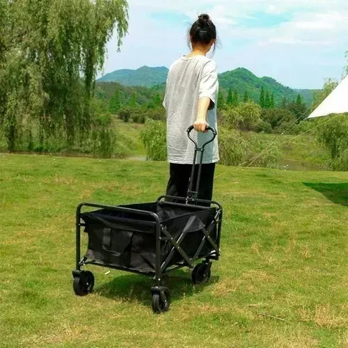 🛒 Carro Plegable Multiuso con Ruedas Todo Terreno | 100 kg de Capacidad