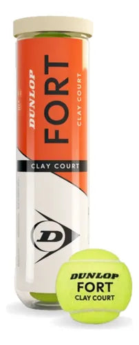 Tarro de Pelotas de Tenis Dunlop Fort Clay Court – 4 Unidades
