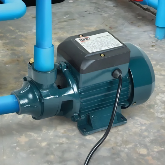 Bomba Periférica Centrífuga 0.5HP | 220V | Hierro Fundido | Elevación 35 m | Caudal 35 L/min