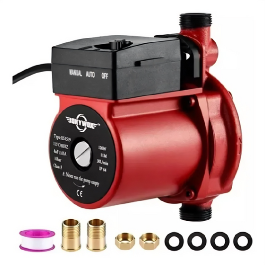 Bomba de Refuerzo de Agua | 120W | 30 L/min | 10 Metros de Elevación | 220V