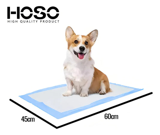 🐾Sabanillas Absorbentes para Mascotas 45x60cm – Pack x100 Unidades | 5 Capas | Desechables