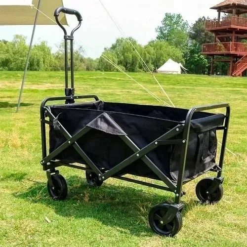 🛒 Carro Plegable Multiuso con Ruedas Todo Terreno | 100 kg de Capacidad