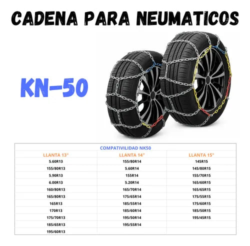 Set x2 Cadenas para Neumáticos | Autos, Camionetas y SUV